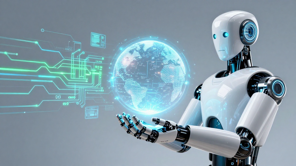Illustrazione concettuale del Physical AI Living Lab lanciato da NVIDIA e Nebius per lo sviluppo di robotica e intelligenza artificiale.