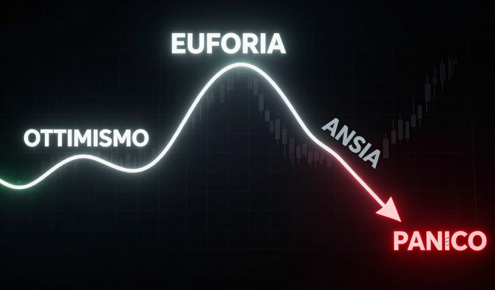 Ciclo ottimismo, euforia, ansia e panico